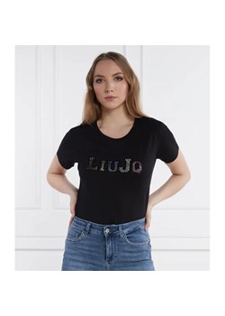Liu Jo Sport T-shirt | Regular Fit ze sklepu Gomez Fashion Store w kategorii Bluzki damskie - zdjęcie 184328746