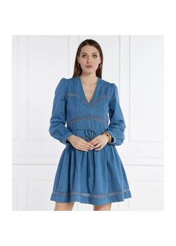 TWINSET Jeansowa sukienka z paskiem ze sklepu Gomez Fashion Store w kategorii Sukienki - zdjęcie 184328786