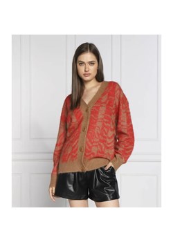 HUGO Kardigan Sameedia | Loose fit | z dodatkiem wełny ze sklepu Gomez Fashion Store w kategorii Swetry damskie - zdjęcie 184328879