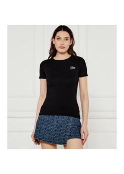 Guess Jeans T-shirt EMBRO | Slim Fit ze sklepu Gomez Fashion Store w kategorii Bluzki damskie - zdjęcie 184328936