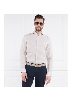 Oscar Jacobson Lniana koszula | Regular Fit ze sklepu Gomez Fashion Store w kategorii Koszule męskie - zdjęcie 184329196