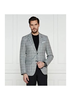 BOSS BLACK Wełniana marynarka H-Hutson-233 | Slim Fit | z dodatkiem lnu ze sklepu Gomez Fashion Store w kategorii Marynarki męskie - zdjęcie 184329265