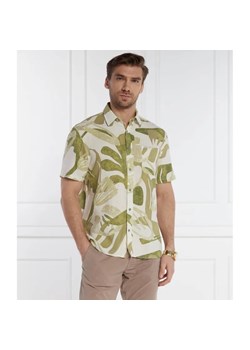 GUESS Lniana koszula SS COLLIN INSIDE PRI | Regular Fit ze sklepu Gomez Fashion Store w kategorii Koszule męskie - zdjęcie 184329277