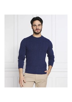Aeronautica Militare Wełniany sweter | Slim Fit ze sklepu Gomez Fashion Store w kategorii Swetry męskie - zdjęcie 184329389