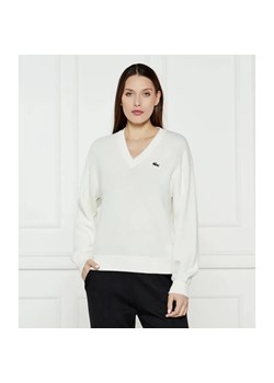 Lacoste Sweter | Regular Fit ze sklepu Gomez Fashion Store w kategorii Swetry damskie - zdjęcie 184329427