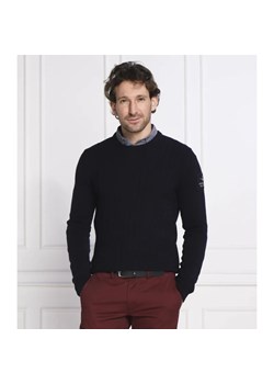 Aeronautica Militare Wełniany sweter | Slim Fit ze sklepu Gomez Fashion Store w kategorii Swetry męskie - zdjęcie 184329538