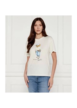 POLO RALPH LAUREN T-shirt | Regular Fit ze sklepu Gomez Fashion Store w kategorii Bluzki damskie - zdjęcie 184329558