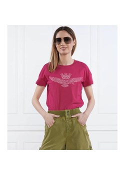 Aeronautica Militare T-shirt | Slim Fit ze sklepu Gomez Fashion Store w kategorii Bluzki damskie - zdjęcie 184330366