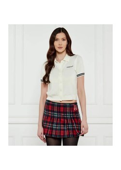 Guess Jeans Polo CARDI | Cropped Fit | z dodatkiem jedwabiu ze sklepu Gomez Fashion Store w kategorii Swetry damskie - zdjęcie 184330507