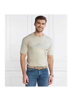 BOSS GREEN T-shirt Tee Titanium | Regular Fit ze sklepu Gomez Fashion Store w kategorii T-shirty męskie - zdjęcie 184330598
