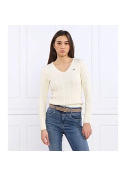 POLO RALPH LAUREN Sweter | Slim Fit ze sklepu Gomez Fashion Store w kategorii Swetry damskie - zdjęcie 184330717