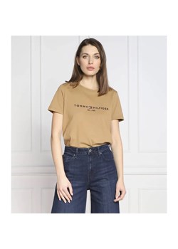 Tommy Hilfiger T-shirt | Regular Fit ze sklepu Gomez Fashion Store w kategorii Bluzki damskie - zdjęcie 184330736