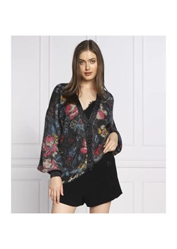 Liu Jo Wełniany kardigan | Relaxed fit ze sklepu Gomez Fashion Store w kategorii Swetry damskie - zdjęcie 184330737