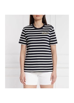Tommy Hilfiger T-shirt GOLD BUTTON C-NK SS | Regular Fit ze sklepu Gomez Fashion Store w kategorii Bluzki damskie - zdjęcie 184330749