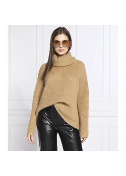 BOSS BLACK Wełniany golf Filita | Oversize fit ze sklepu Gomez Fashion Store w kategorii Swetry damskie - zdjęcie 184330797