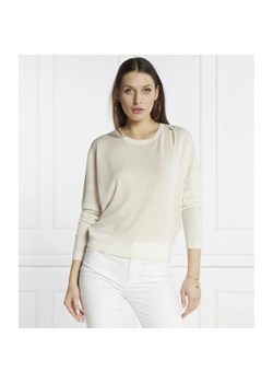Liu Jo Wełniany sweter | Regular Fit | z dodatkiem kaszmiru ze sklepu Gomez Fashion Store w kategorii Swetry damskie - zdjęcie 184330826