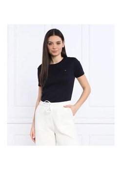Tommy Hilfiger T-shirt | Regular Fit ze sklepu Gomez Fashion Store w kategorii Bluzki damskie - zdjęcie 184330866