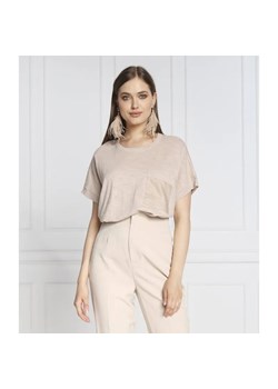 DKNY Bluzka | Oversize fit | z dodatkiem lnu ze sklepu Gomez Fashion Store w kategorii Bluzki damskie - zdjęcie 184331036