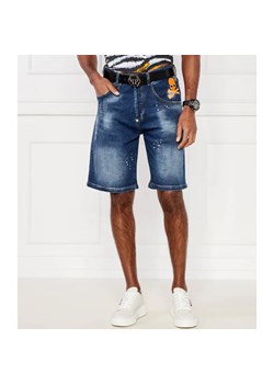 Philipp Plein Jeansowe szorty Formentera Fit Skull&Bones | Regular Fit ze sklepu Gomez Fashion Store w kategorii Spodenki męskie - zdjęcie 184331239