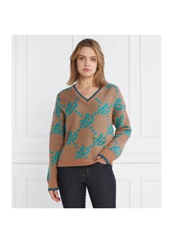 Liu Jo Sweter | Regular Fit | z dodatkiem wełny ze sklepu Gomez Fashion Store w kategorii Swetry damskie - zdjęcie 184331369