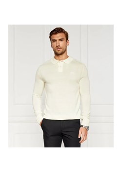 BOSS ORANGE Wełniane polo Avac | Slim Fit ze sklepu Gomez Fashion Store w kategorii T-shirty męskie - zdjęcie 184331786