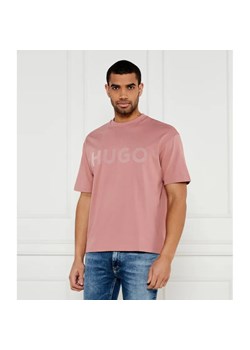 HUGO T-shirt Dinkee | Oversize fit ze sklepu Gomez Fashion Store w kategorii T-shirty męskie - zdjęcie 184331896