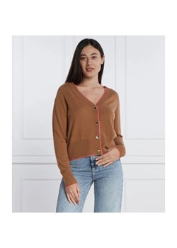 Pinko Wełniany kardigan | Regular Fit | z dodatkiem kaszmiru ze sklepu Gomez Fashion Store w kategorii Swetry damskie - zdjęcie 184332016