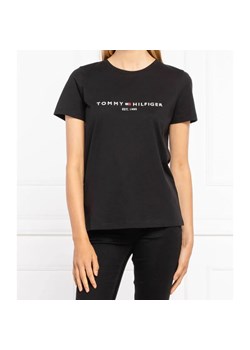 Tommy Hilfiger T-shirt | Regular Fit ze sklepu Gomez Fashion Store w kategorii Bluzki damskie - zdjęcie 184332057