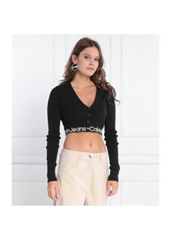 Calvin Klein Jeans Kardigan | Cropped Fit ze sklepu Gomez Fashion Store w kategorii Swetry damskie - zdjęcie 184332249