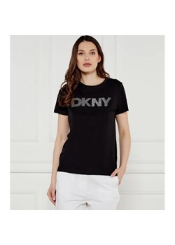DKNY T-shirt | Regular Fit ze sklepu Gomez Fashion Store w kategorii Bluzki damskie - zdjęcie 184332266