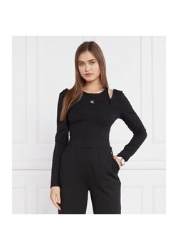 Calvin Klein Jeans Bluzka DOUBLE LAYER MILANO | Regular Fit ze sklepu Gomez Fashion Store w kategorii Bluzki damskie - zdjęcie 184332465