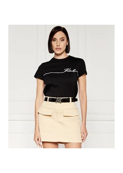 Karl Lagerfeld T-shirt seasonal | Regular Fit ze sklepu Gomez Fashion Store w kategorii Bluzki damskie - zdjęcie 184332626
