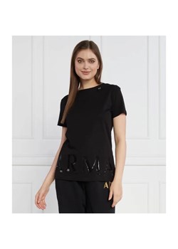 Armani Exchange T-shirt | Slim Fit ze sklepu Gomez Fashion Store w kategorii Bluzki damskie - zdjęcie 184332685