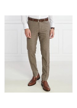 Oscar Jacobson Wełniane spodnie DENZ | Regular Fit ze sklepu Gomez Fashion Store w kategorii Spodnie męskie - zdjęcie 184332816