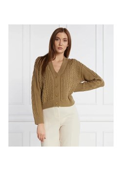 Max Mara Leisure Wełniany kardigan | Regular Fit ze sklepu Gomez Fashion Store w kategorii Swetry damskie - zdjęcie 184332818