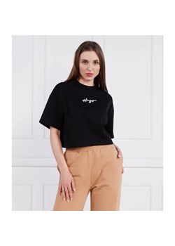 HUGO T-shirt Cropped Tee_3 | Cropped Fit ze sklepu Gomez Fashion Store w kategorii Bluzki damskie - zdjęcie 184332936