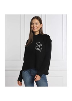 John Richmond Sweter MORON | Oversize fit | z dodatkiem wełny ze sklepu Gomez Fashion Store w kategorii Swetry damskie - zdjęcie 184333016
