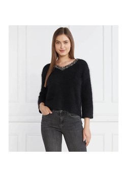 Liu Jo Wełniany sweter | Oversize fit ze sklepu Gomez Fashion Store w kategorii Swetry damskie - zdjęcie 184333285
