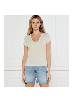 Tommy Jeans T-shirt ESSENTIAL | Slim Fit ze sklepu Gomez Fashion Store w kategorii Bluzki damskie - zdjęcie 184333367