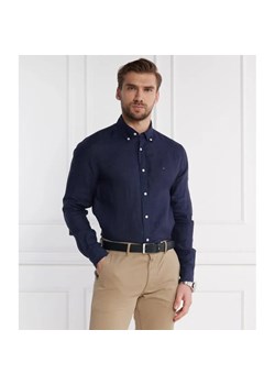 Tommy Hilfiger Lniana koszula PIGMENT DYED | Regular Fit ze sklepu Gomez Fashion Store w kategorii Koszule męskie - zdjęcie 184333448