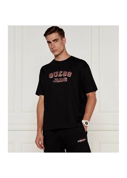 Guess Jeans T-shirt AMERICAN | Oversize fit ze sklepu Gomez Fashion Store w kategorii T-shirty męskie - zdjęcie 184333795
