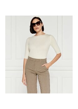 Marella Wełniany sweter ROMBO ze sklepu Gomez Fashion Store w kategorii Swetry damskie - zdjęcie 184333855