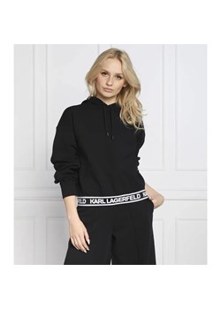 Karl Lagerfeld Bluza bonded | Regular Fit ze sklepu Gomez Fashion Store w kategorii Bluzy damskie - zdjęcie 184333865