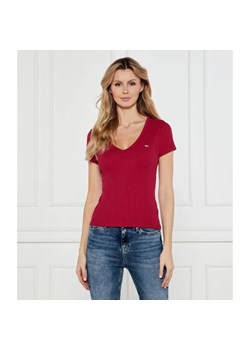 Tommy Jeans T-shirt ESSENTIAL | Slim Fit ze sklepu Gomez Fashion Store w kategorii Bluzki damskie - zdjęcie 184333918