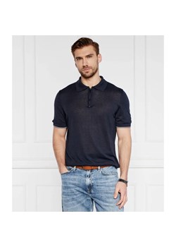 BOSS BLACK Lniane polo trieste | Regular Fit ze sklepu Gomez Fashion Store w kategorii T-shirty męskie - zdjęcie 184334237