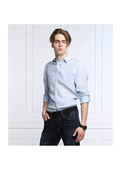 GUESS Lniana koszula COLLINS | Regular Fit ze sklepu Gomez Fashion Store w kategorii Koszule męskie - zdjęcie 184334286