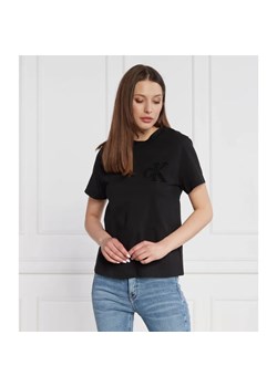Calvin Klein Jeans T-shirt | Regular Fit ze sklepu Gomez Fashion Store w kategorii Bluzki damskie - zdjęcie 184334476