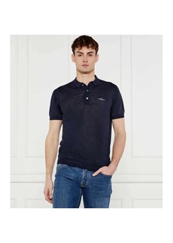 Aeronautica Militare Lniane polo | Regular Fit ze sklepu Gomez Fashion Store w kategorii T-shirty męskie - zdjęcie 184334677