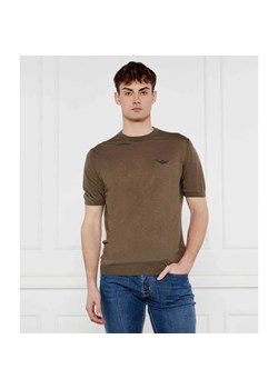 Aeronautica Militare Lniany sweter | Regular Fit ze sklepu Gomez Fashion Store w kategorii Swetry męskie - zdjęcie 184334799