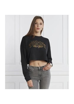 Tommy Jeans Bluza LUXE VARSITY CREW | Cropped Fit ze sklepu Gomez Fashion Store w kategorii Bluzy damskie - zdjęcie 184334819